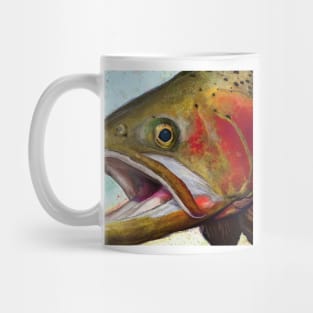 Greenback Cutthroat Trout Head Painting Mug